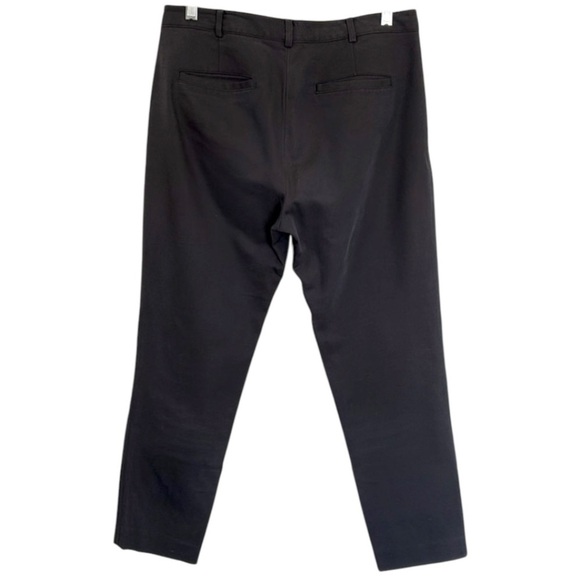 Club Monaco Black Cotton Blend Ankle Pants Size 8 - Picture 2 of 7